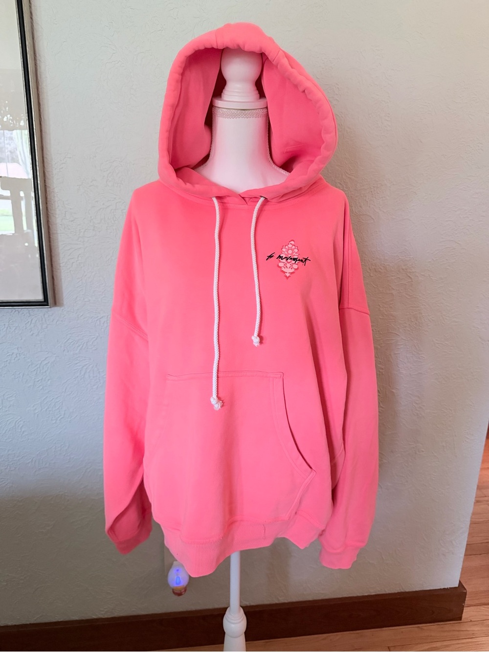Coral pink Hooded Pullover Sweatshirt - Free People Movement